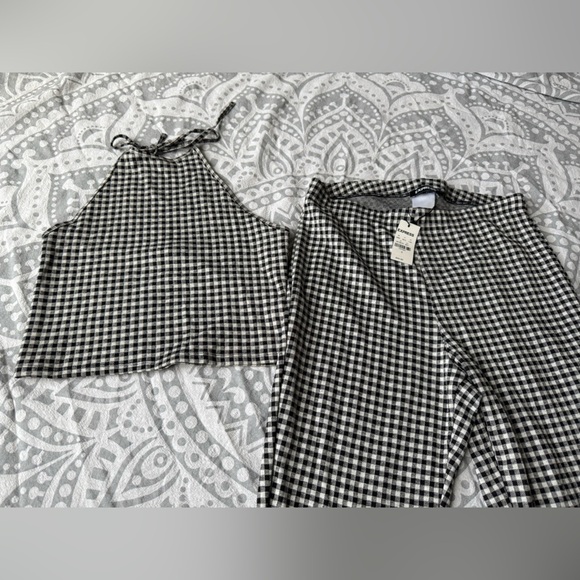 Gingham leggings and halter set - Picture 4 of 4